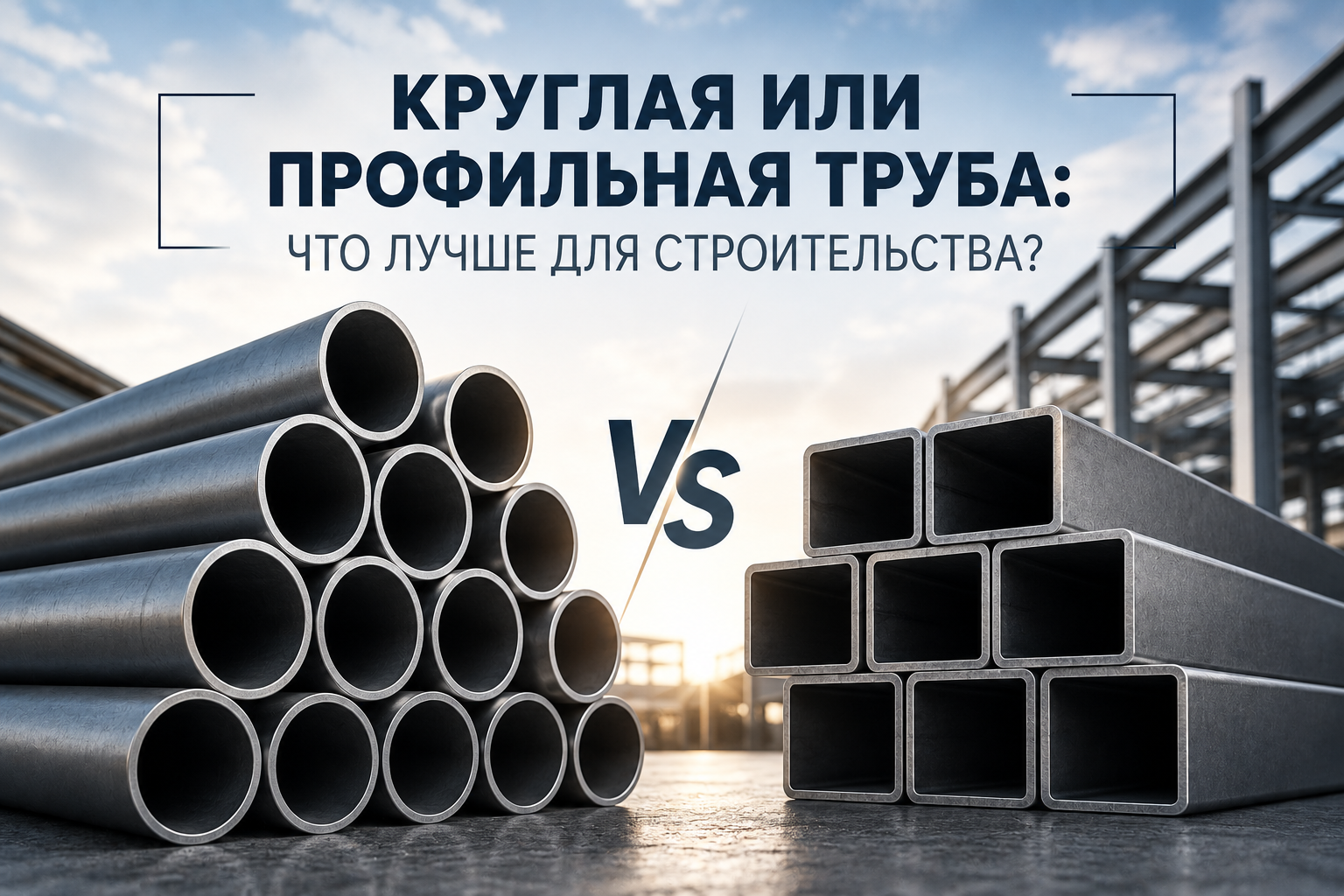 Круглая или профильная труба